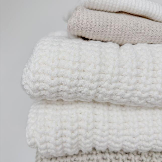 Strick Pullover Weiß