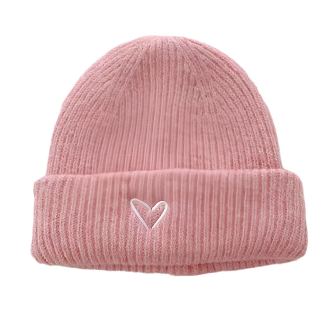 Strickmütze Rosa