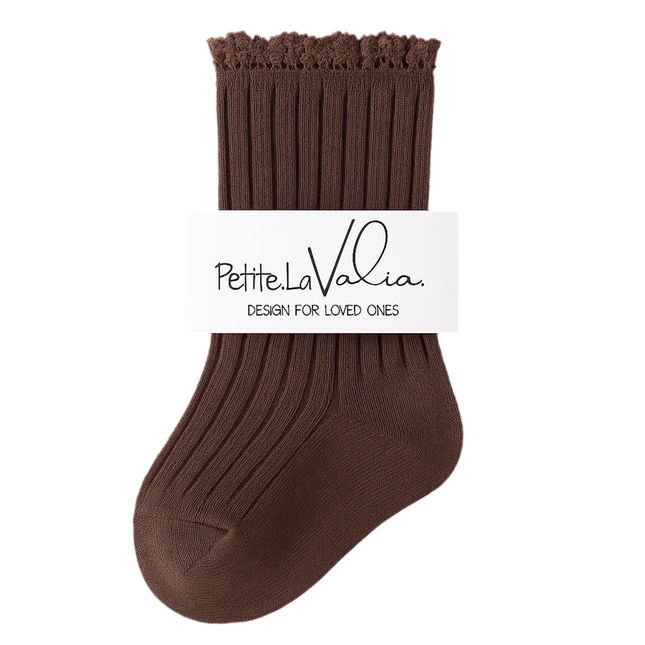 Socken dunkelbraun