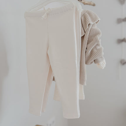 Leggings/Bio-Baumwolle - feinrip