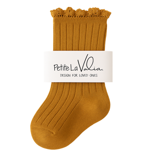 Socken mustard