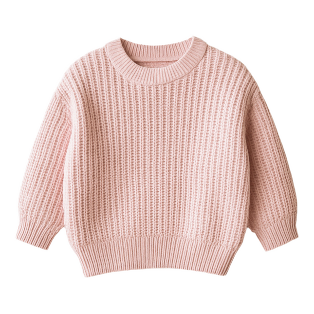 Strick Pullover rosa