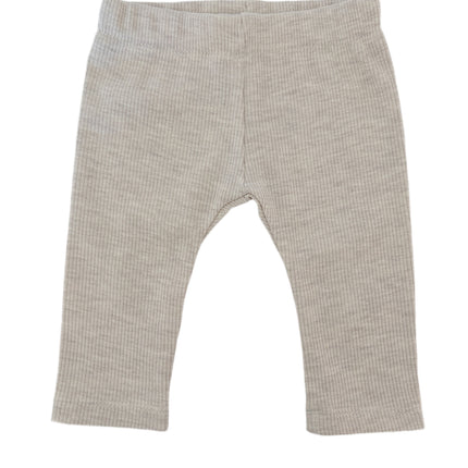 Leggings Ripp Strick Sand