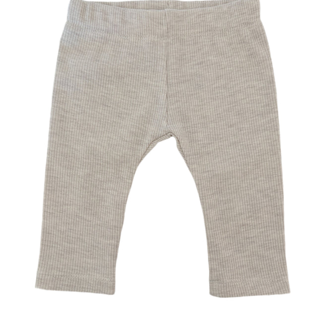 Leggings Ripp Strick Sand