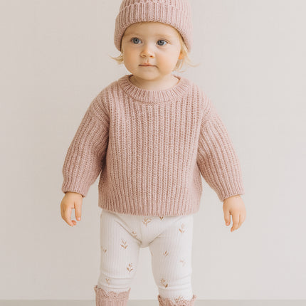 Strick Pullover rosa