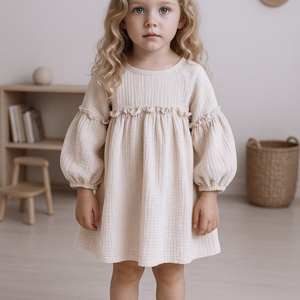 Leinen/Musselin Kleid