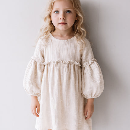 Leinen/Musselin Kleid